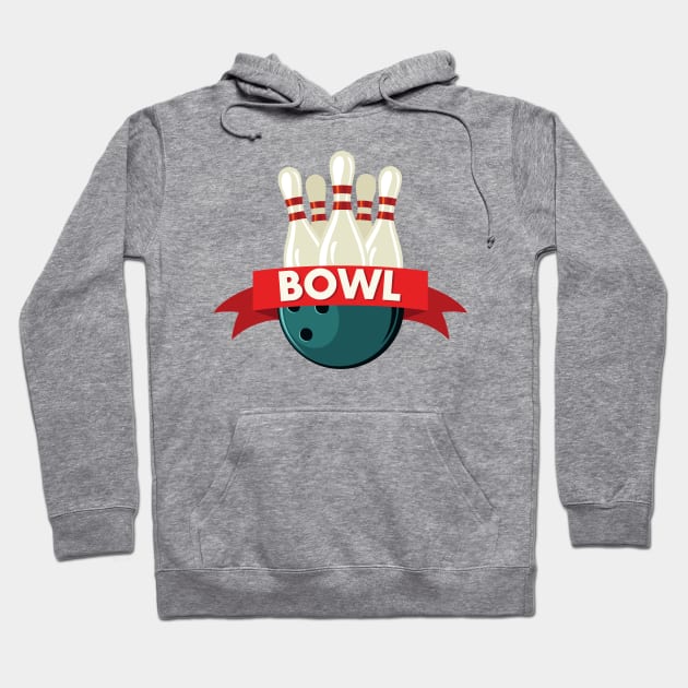 Let's Go Bowling! Hoodie by SWON Design